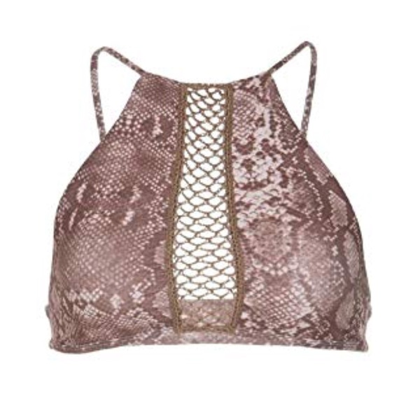 acacia swimwear Other - Acacia, Malibu top, Python, size Small